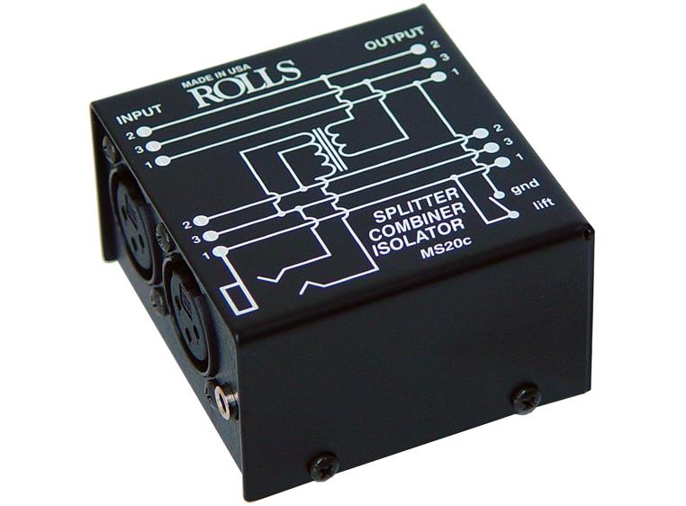 ROLLS MS20c Mic splitter/Combiner/Isolator